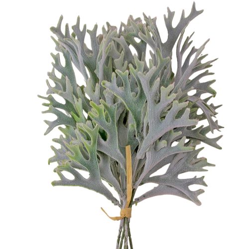 Agancs fű köteg- 6 szálas- 39cm magas - Fehér zöld