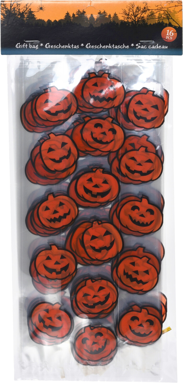 Halloween dekor 16 db (matrica) (621)
