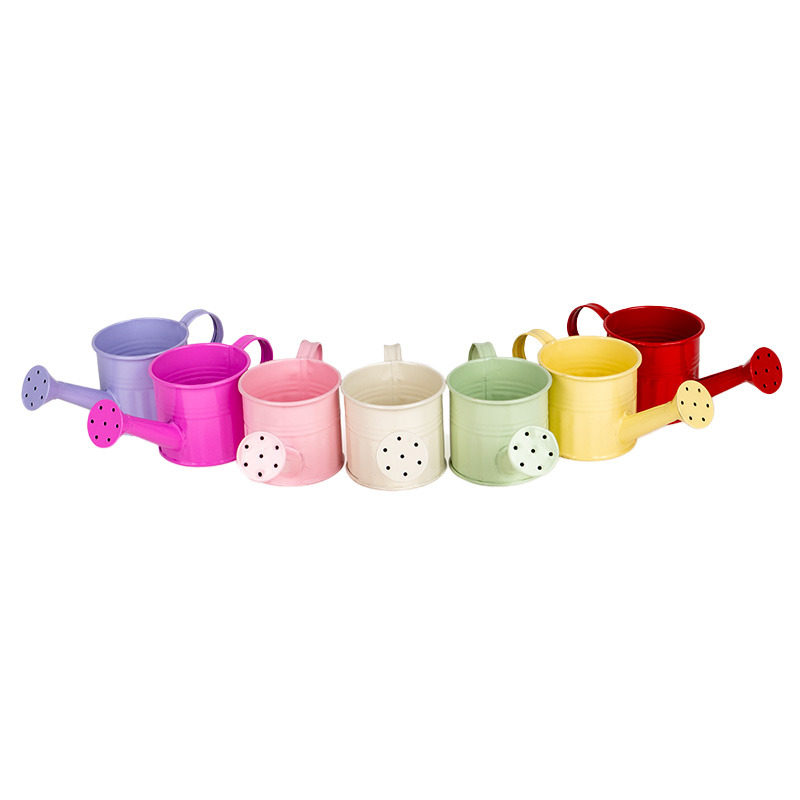 Esmé fém kanna mix 17/7x6-3cm vajsárga-piros-pink-pasztell