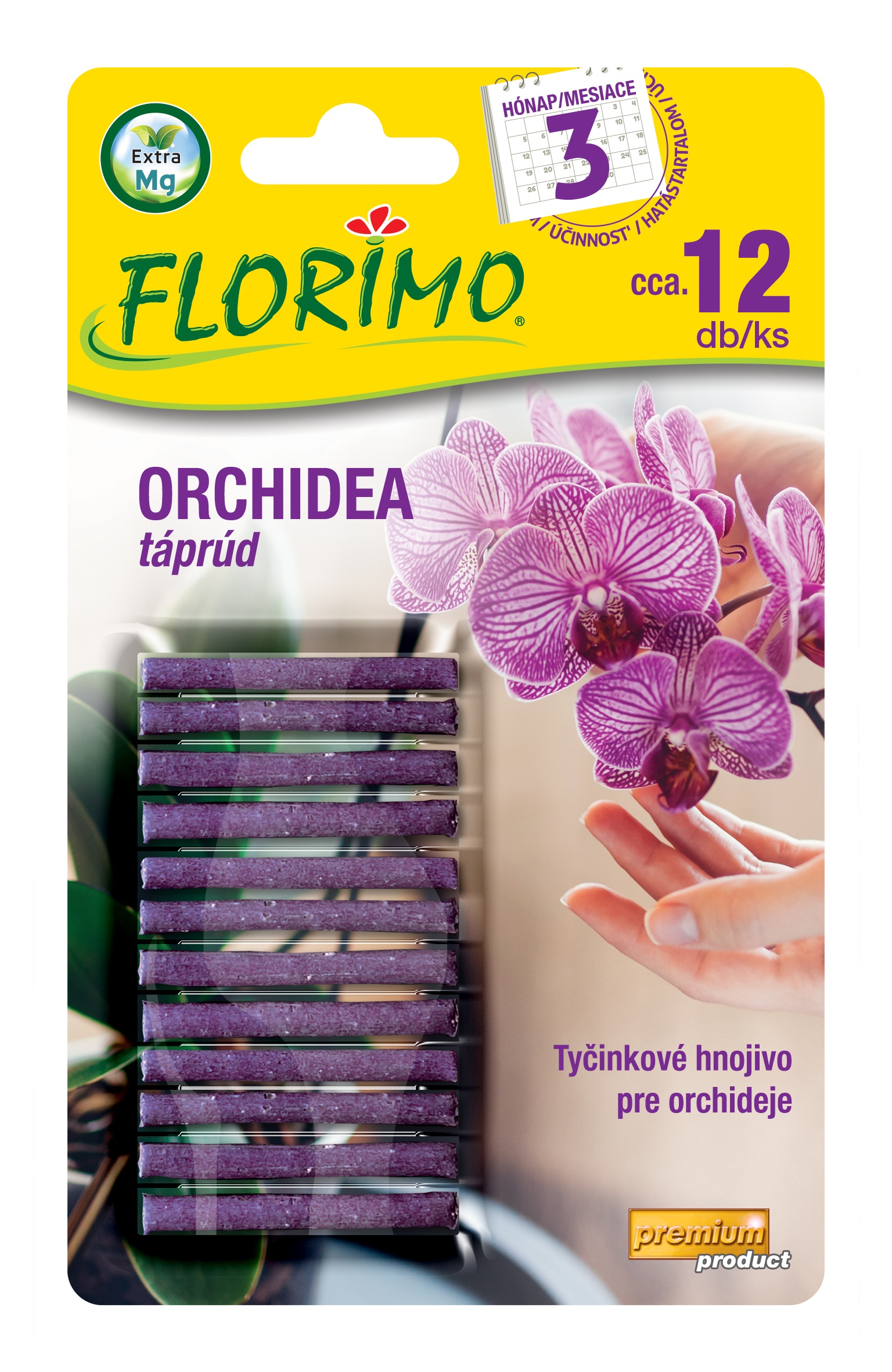 FLORIMO orchidea táprúd 12 db 10db/raklap