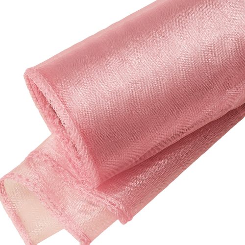 Organza 12cm x 8.2m - Őszi rózsaszín