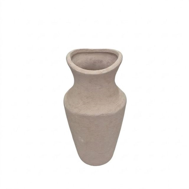 Váza kerámia 11x21 cm bézs