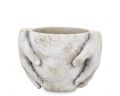 Cement edény kézzel 16 cm D142052