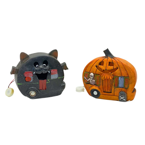 HALLOWEEN FIGURA LEDES 4/48 12-5x12x4-5 cm 2 FÉLE ES09329