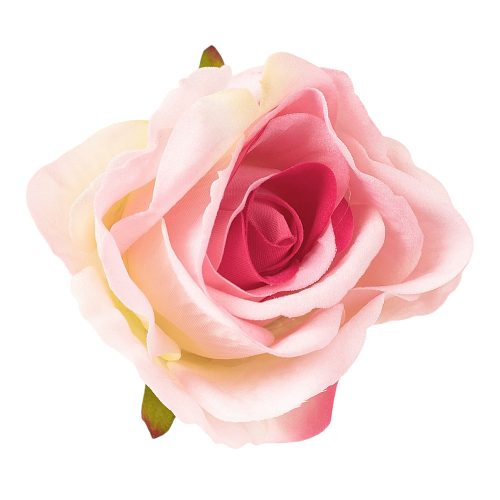 Bársony rózsafej- 8cm - Rose pink AF122-02 12db/csomag
