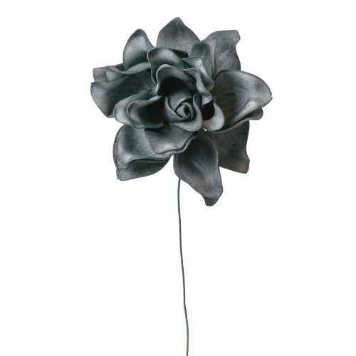 Gardenia selyemvirág szál- 24cm magas - Sötétzöld