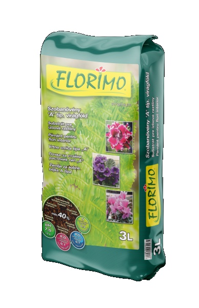 FLORIMO szobanövény A típusú virágföld 3 l 630db/raklap