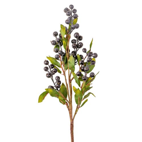 Áfonya ág kék bogyókkal- 66cm magas AF090-01