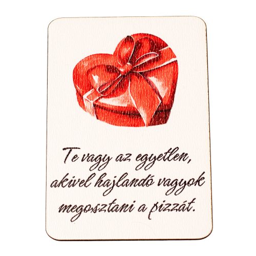 4db. feliratos dekor fa tábla 7 x 5cm