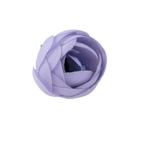 Boglárka selyemvirág fej- 3cm - Halványlila