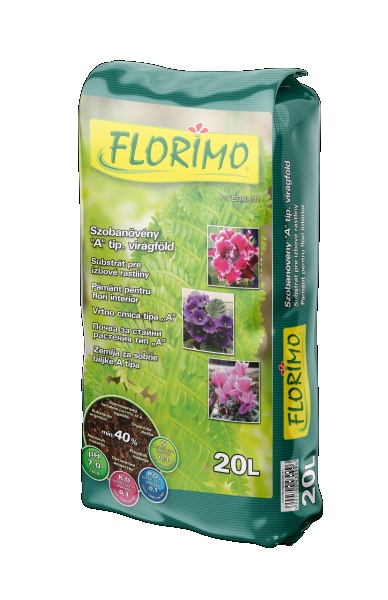FLORIMO szobanövény A típusú virágföld 20 l 120db/raklap