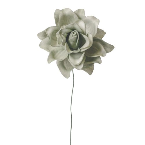 Gardenia selyemvirág szál- 24cm magas - Zöld