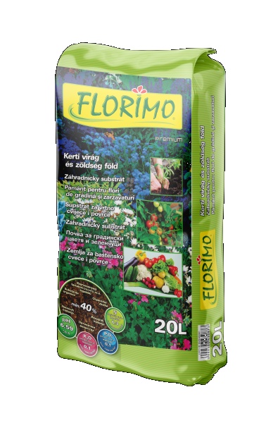 FLORIMO kerti virág és zöldség föld 20L