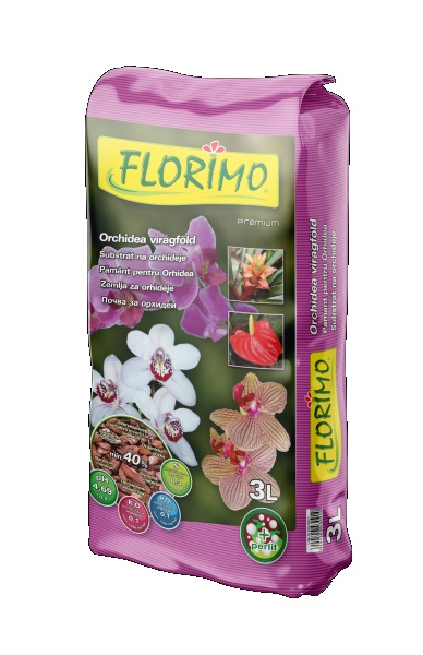 FLORIMO orchidea virágföld 3 l 600db/raklap