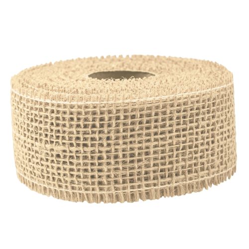 Juta szalag 5cm x 9m - Krém 5cm x 9m PD59-14